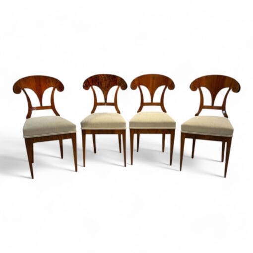 Four Biedermeier Shovel Chairs - Styylish