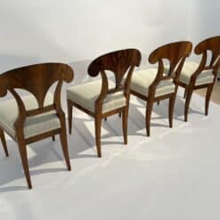 Four Biedermeier Shovel Chairs - Back of Four - Styylish