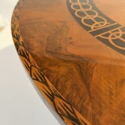 Neoclassical Biedermeier Center Table- detail of the top with intarsia 2 - styylish