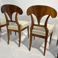 Four Biedermeier Shovel Chairs - Back of Frame - Styylish