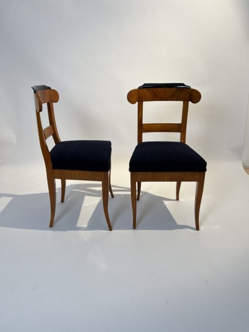 Five Original Biedermeier Chairs - Front and Side - Styylish