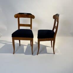 Five Original Biedermeier Chairs - Front View Side View - Styylish