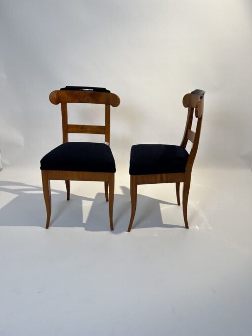 Five Original Biedermeier Chairs - Front View Side View - Styylish