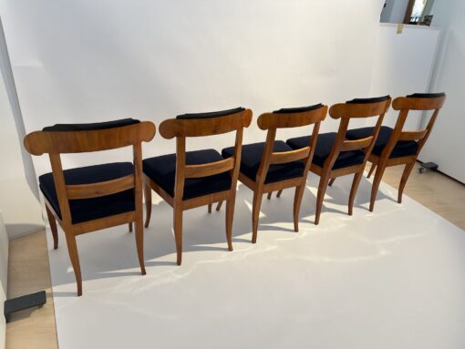 Five Original Biedermeier Chairs - Back of Chairs - Styylish