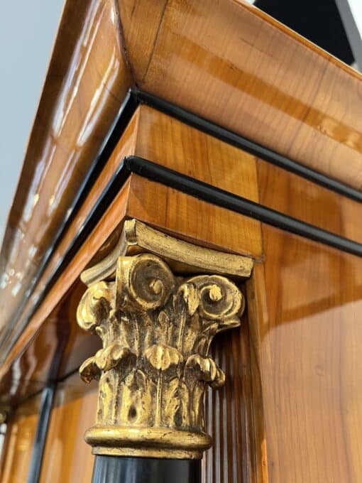 Biedermeier Armoire with Columns - Column Detail - Styylish