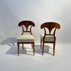 Four Biedermeier Shovel Chairs - Front and Back Profile - Styylish