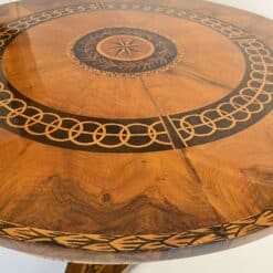 Neoclassical Biedermeier Center Table- view of the top- styylish