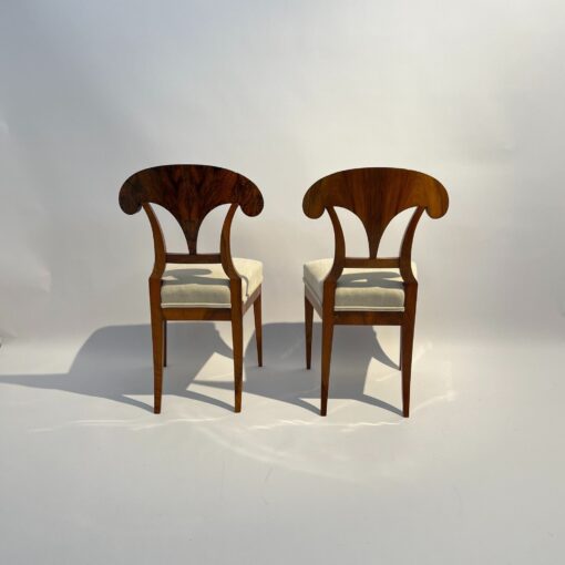 Four Biedermeier Shovel Chairs - Back Detail - Styylish