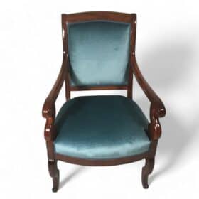 Pair of French Armchairs, Restoration Period 1830