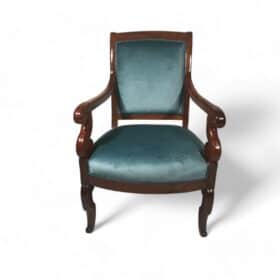 Pair of French Armchairs, Restoration Period 1830