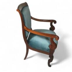 Pair of French Armchairs - Side Profile of Frame - Styylish