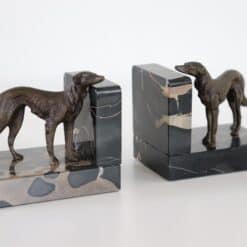 Italian Art Deco Bookends with Bronze - Set of Two - Styylish