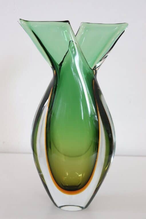 Italian Murano Glass Vase - Glass Detail - Styylish