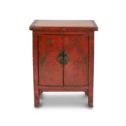 Chinese Red Lacquer Sideboards - Door Detail - Styylish