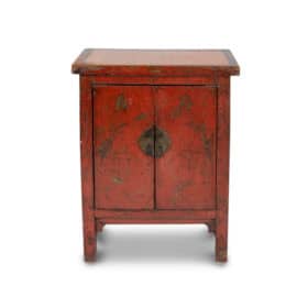 Two Chinese Red Lacquer Sideboards, Nineteenth Century