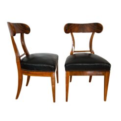 Pair of Authentic Biedermeier Shovel Chairs- Styylish