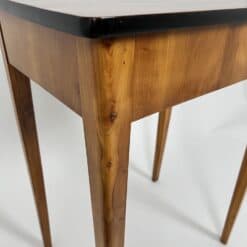 Biedermeier Side Table Cherry Wood - Leg Detail - Styylish