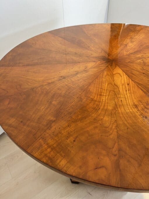 Biedermeier Center Table Cherry Wood - Top Veneer - Styylish