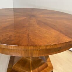 Biedermeier Center Table Cherry Wood - Top Details - Styylish