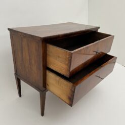 Biedermeier Chest of Two Drawers - Open Drawers Side - Styylish