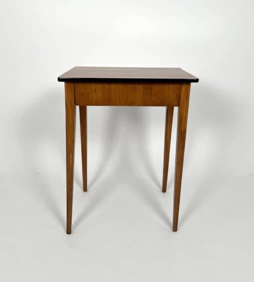 Biedermeier Side Table Cherry Wood - Back Profile - Styylish