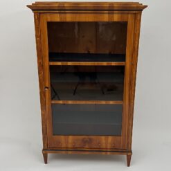 Cherry Biedermeier Display Cabinet - Front - Styylish