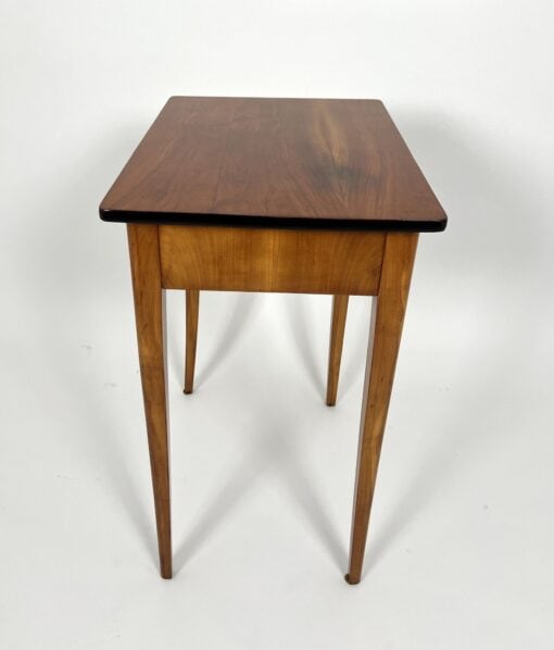 Biedermeier Side Table Cherry Wood - Side - Styylish
