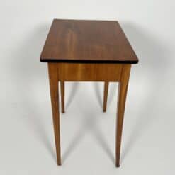 Biedermeier Side Table Cherry Wood - Top and Side - Styylish