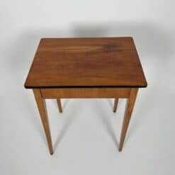 Biedermeier Side Table Cherry Wood - Top Detail - Styylish