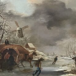 Dutch Winter Painting - Windmill - Styylish