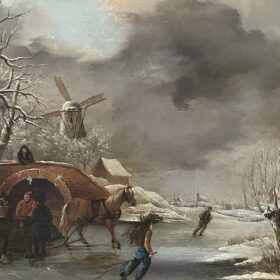 Dutch Winter Painting, 19th century