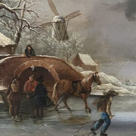 Dutch Winter Painting, 19th century