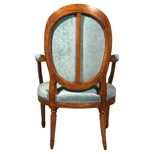 Pair of Louis XVI Armchairs - Back of Frame - Styylish