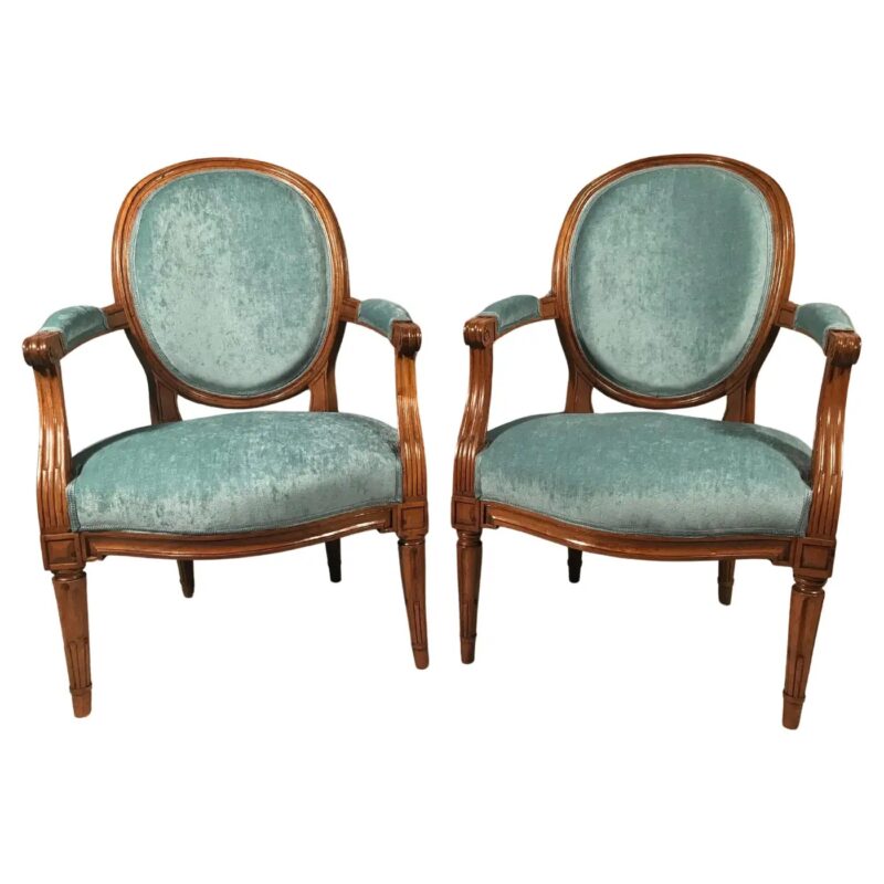 18th century Louis XVI Armchairs- Styylish