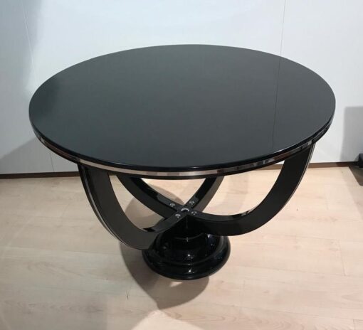 Round Art Deco Side Table - Top Profile - Styylish