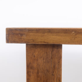 Brutalist Style Table, or Desk, in Beech, 1900