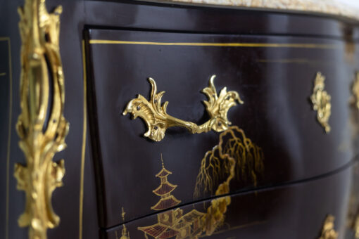 Louis XV Style Chests - Gold Handles - Styylish