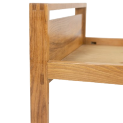 Pierre Chapo Elm Bed Model “L06” - Backrest Corner Leg Detail - Styylish