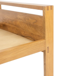 Pierre Chapo Elm Bed Model “L06” - Corner Leg Detail - Styylish