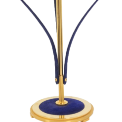 Candlestick Gilded Brass and Velvet - Base Detail - Styylish