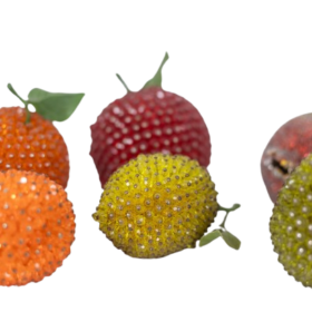 Set of Fantasy Beaded Fruits, Circa 1950