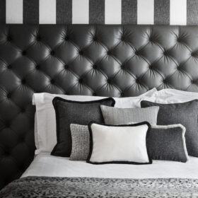 Couple Velvet Bed Cushions With Fringes Grey