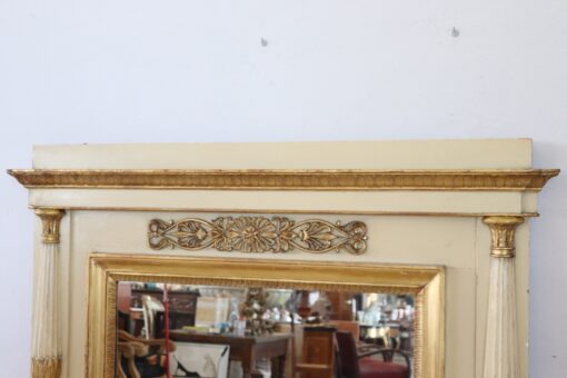 Antique Neoclassical Large Wall Mirror - Top - Styylish