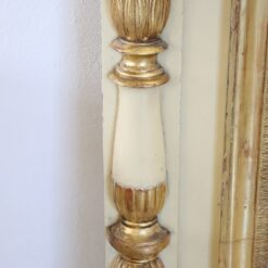 Antique Neoclassical Large Wall Mirror - Gilt Column Base - Styylish