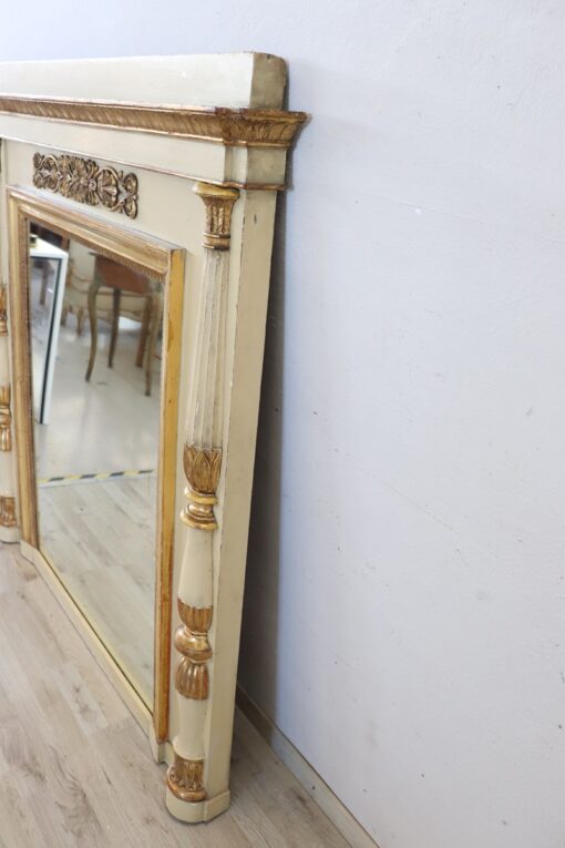 Antique Neoclassical Large Wall Mirror - Side Profile - Styylish