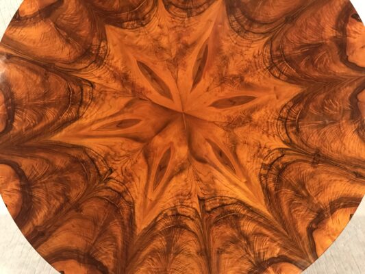 Biedermeier wood veneer - Table top- Styylish