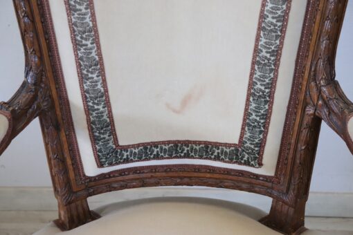 Antique Armchair Louis XVI - Backrest Bottom - Styylish