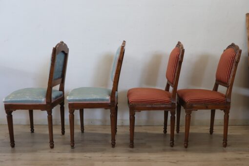 Antique Set of 4 Chairs - Lined - Styylish