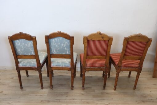 Antique Set of 4 Chairs - Backs - Styylish