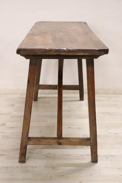 Antique Table Solid Oak - Side Profile - Styylish